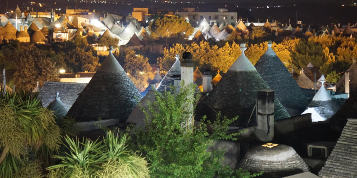 Trulli by night